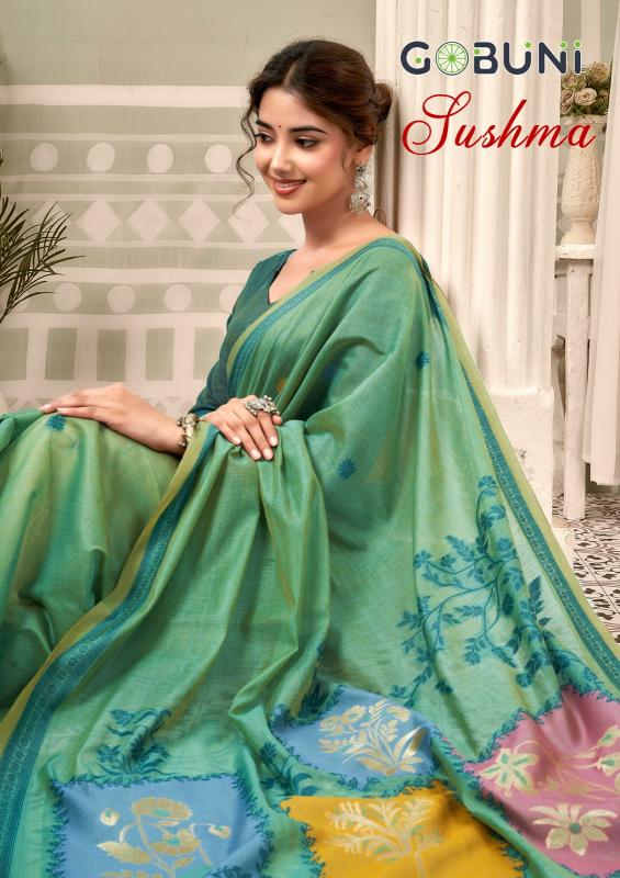 Gobuni Sushma catalog surat cotton sarees wholesale price list - Sanvari Fashion