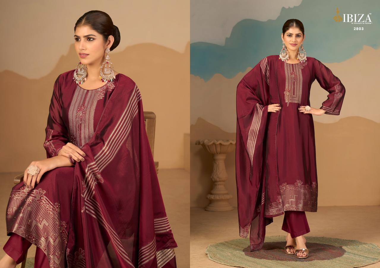 Ibiza Noorani catalog unstitched salwar kameez wholesalers kolkata - Sanvari Fashion