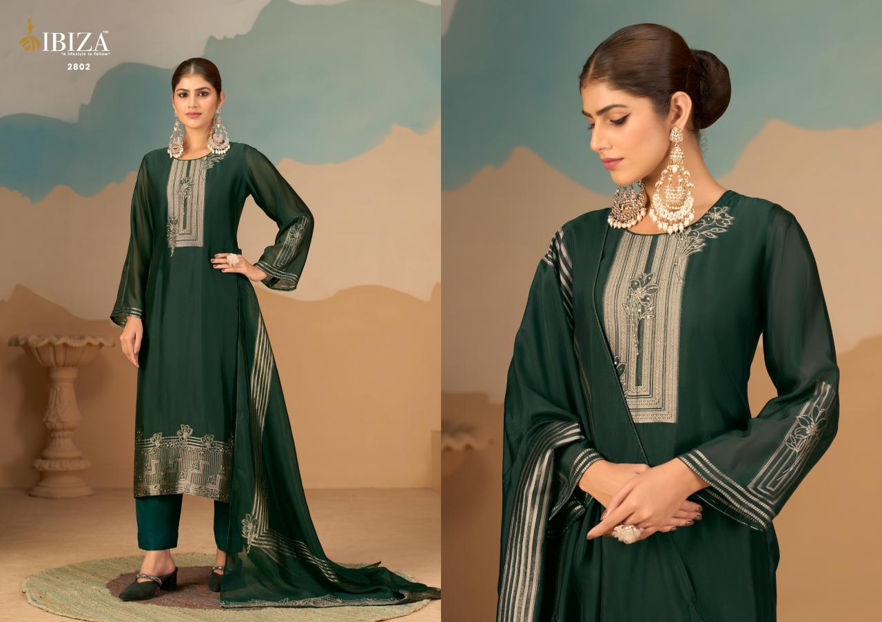 Ibiza Noorani catalog unstitched salwar kameez wholesalers kolkata - Sanvari Fashion