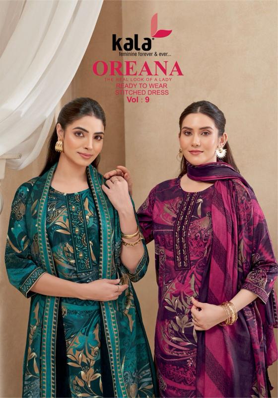 Kala Oreana Vol-9 – Kurti Pant With Dupatta - Wholesale Catalog - Sanvari Fashion