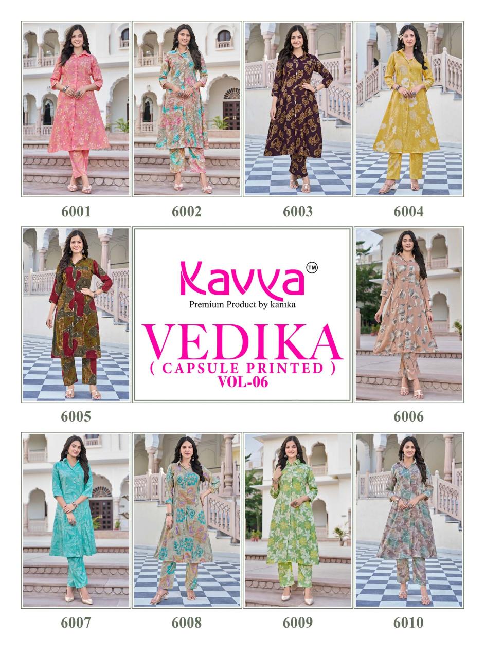 Kavya Vedika vol 10 catalog coord set wholesale market - Sanvari Fashion