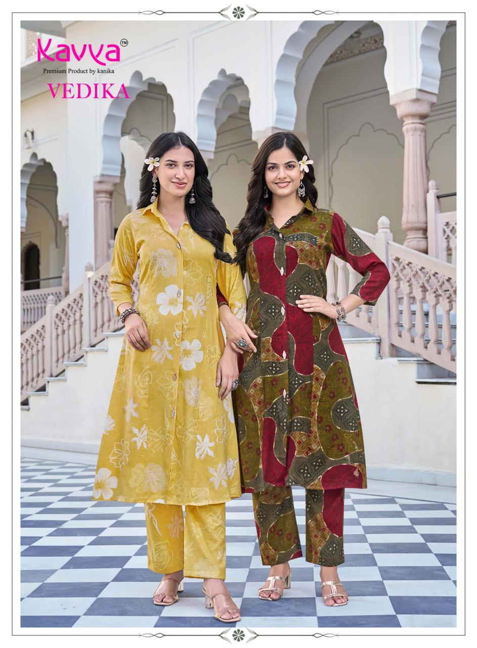 Kavya Vedika vol 10 catalog coord set wholesale market - Sanvari Fashion