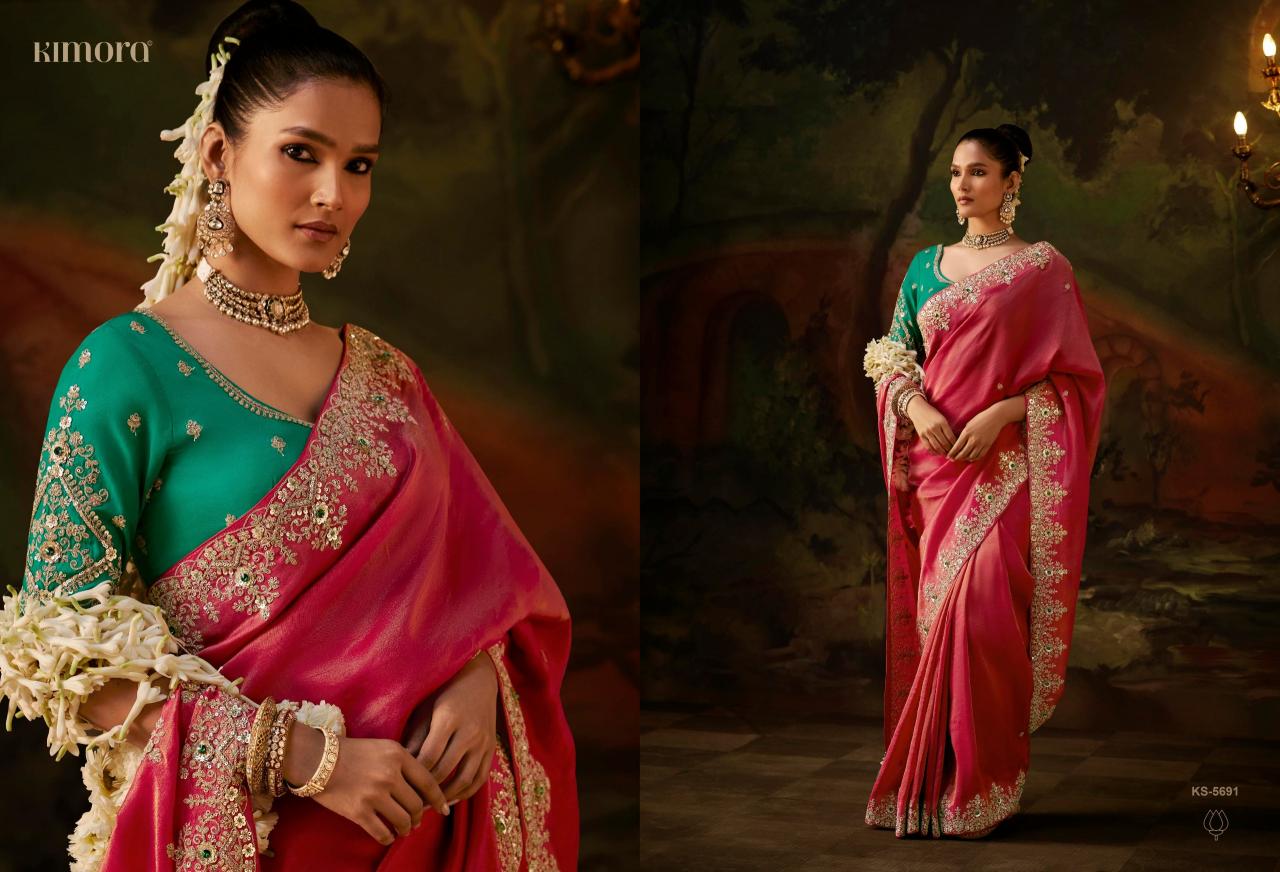 Kimora Gharana catalog saree bags wholesale - Sanvari Fashion