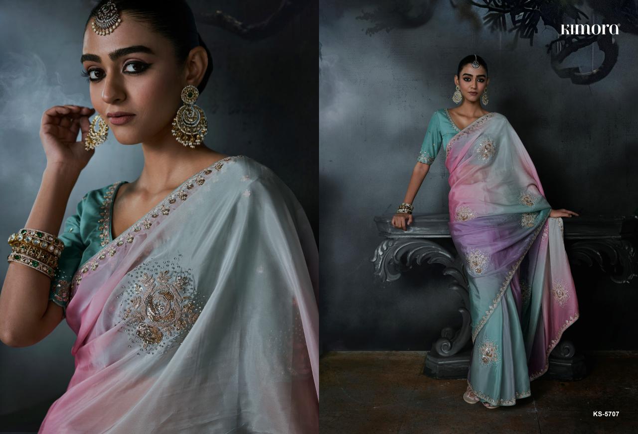 Kimora Kajal vol 19 catalog wholesale saree shop near me - Sanvari Fashion