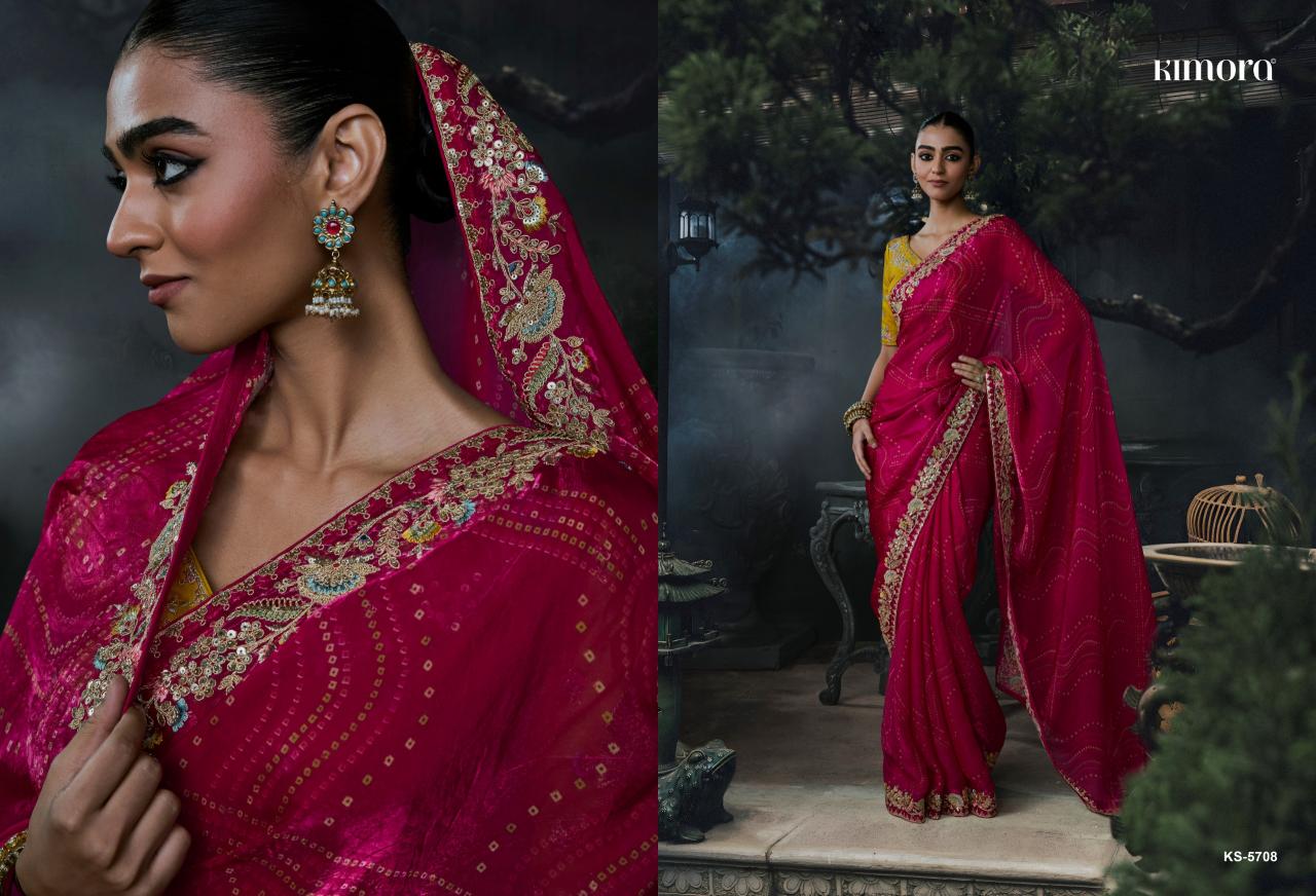 Kimora Kajal vol 19 catalog wholesale saree shop near me - Sanvari Fashion