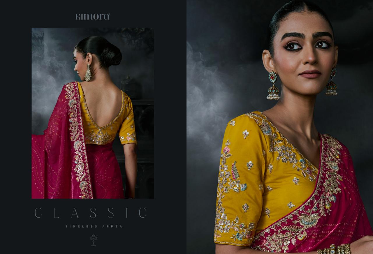 Kimora Kajal vol 19 catalog wholesale saree shop near me - Sanvari Fashion