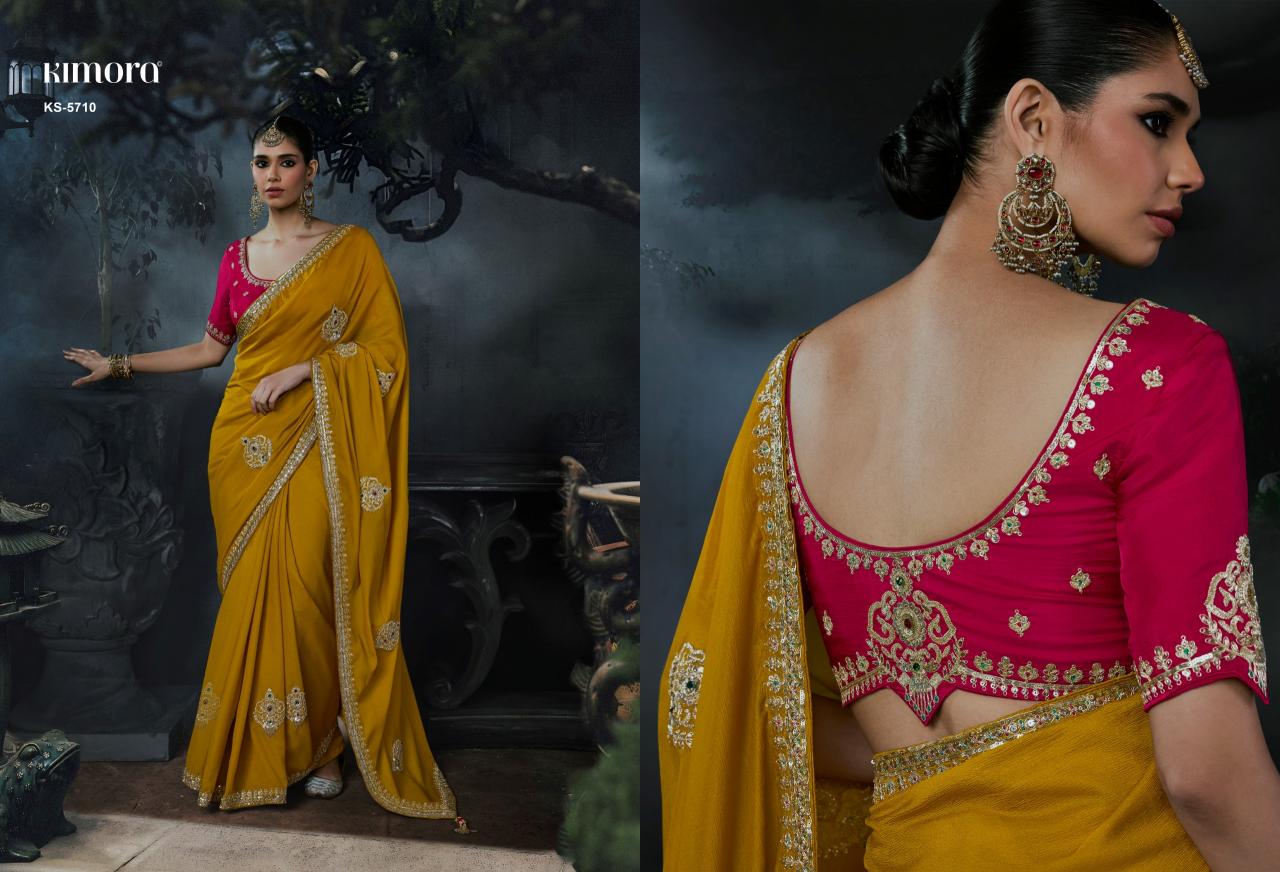 Kimora Kajal vol 19 catalog wholesale saree shop near me - Sanvari Fashion