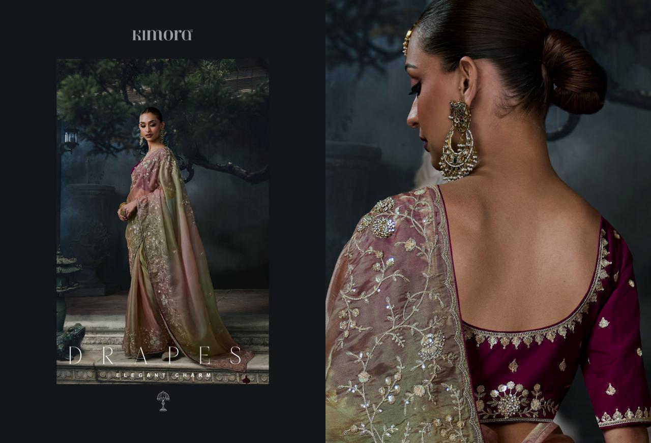 Kimora Kajal vol 19 catalog wholesale saree shop near me - Sanvari Fashion