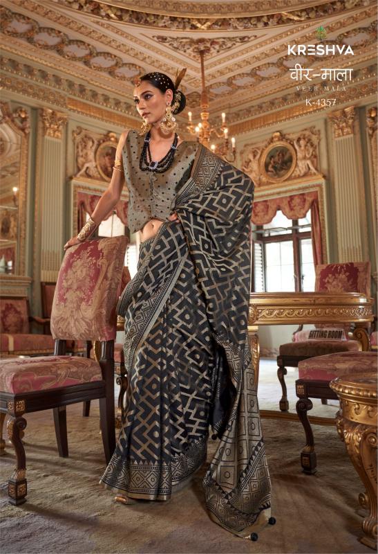 Kreshva Veer Mala catalog wholesale saree shops - Sanvari Fashion
