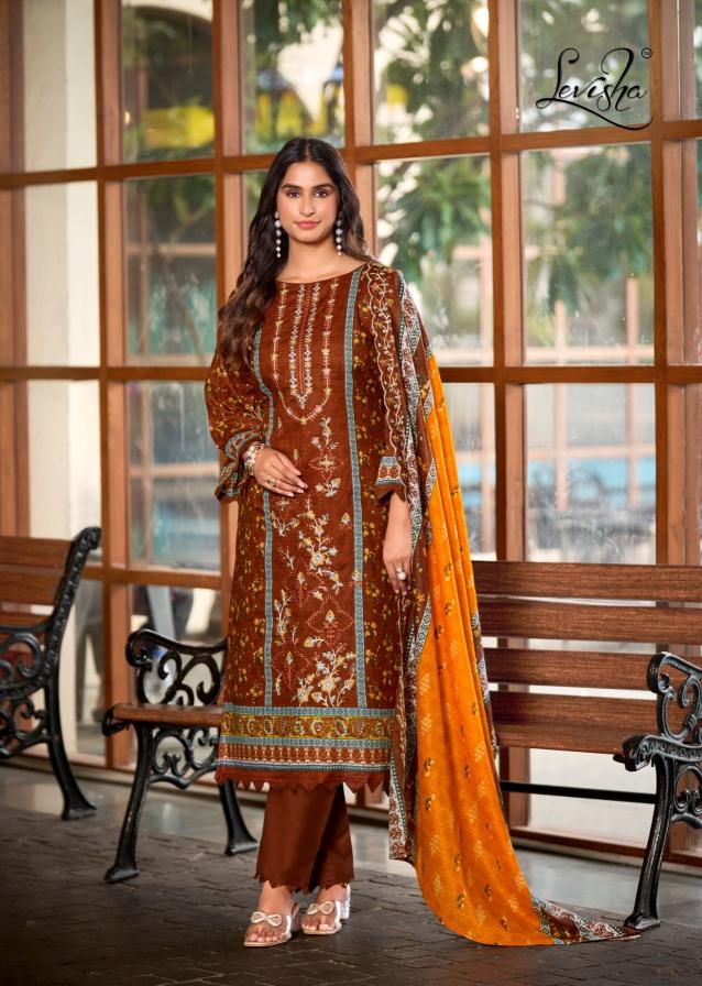 Levisha Madhubala vol 20 catalog wholesale dress material distributors surat - Sanvari Fashion