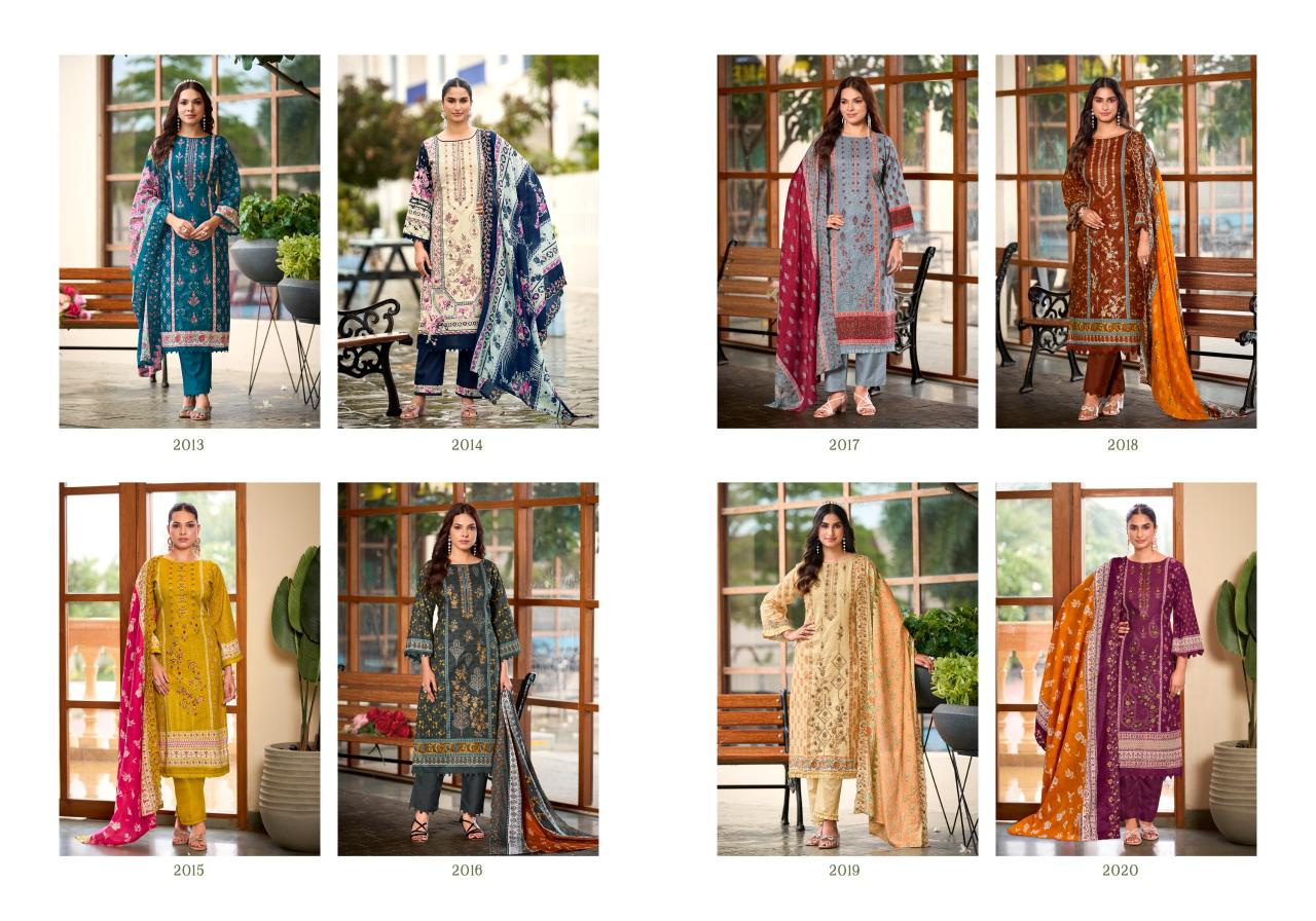 Levisha Madhubala vol 20 catalog wholesale dress material distributors surat - Sanvari Fashion