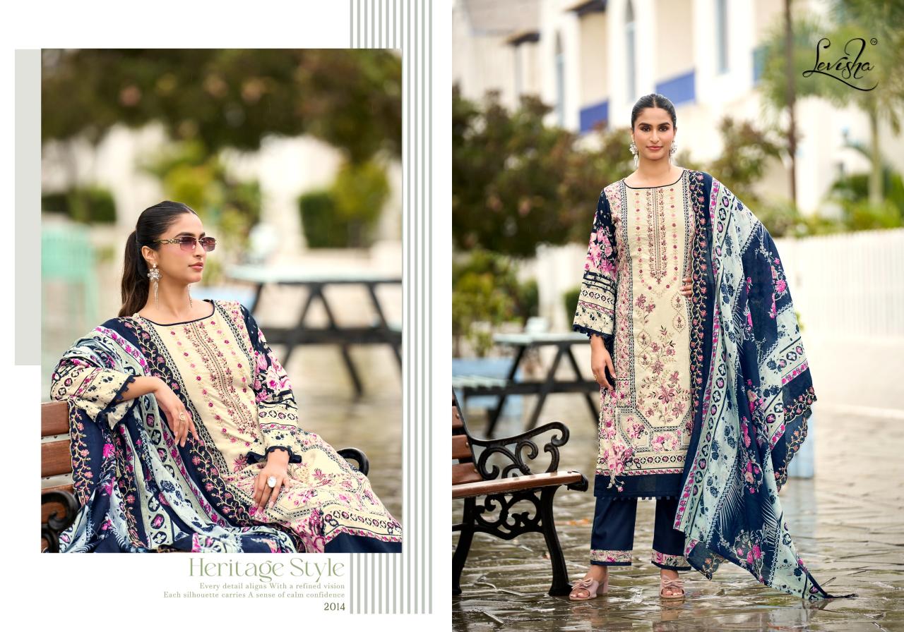 Levisha Madhubala vol 20 catalog wholesale dress material distributors surat - Sanvari Fashion