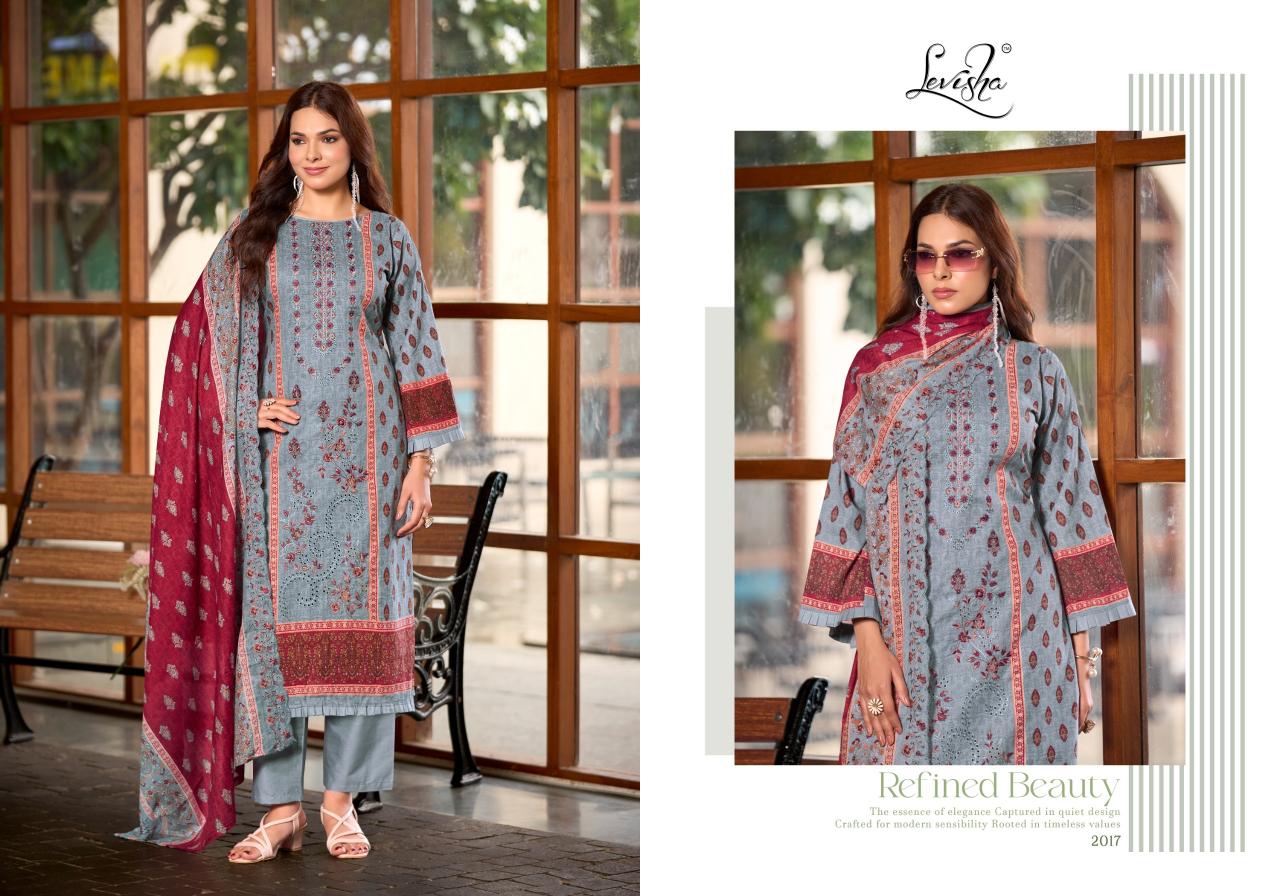 Levisha Madhubala vol 20 catalog wholesale dress material distributors surat - Sanvari Fashion