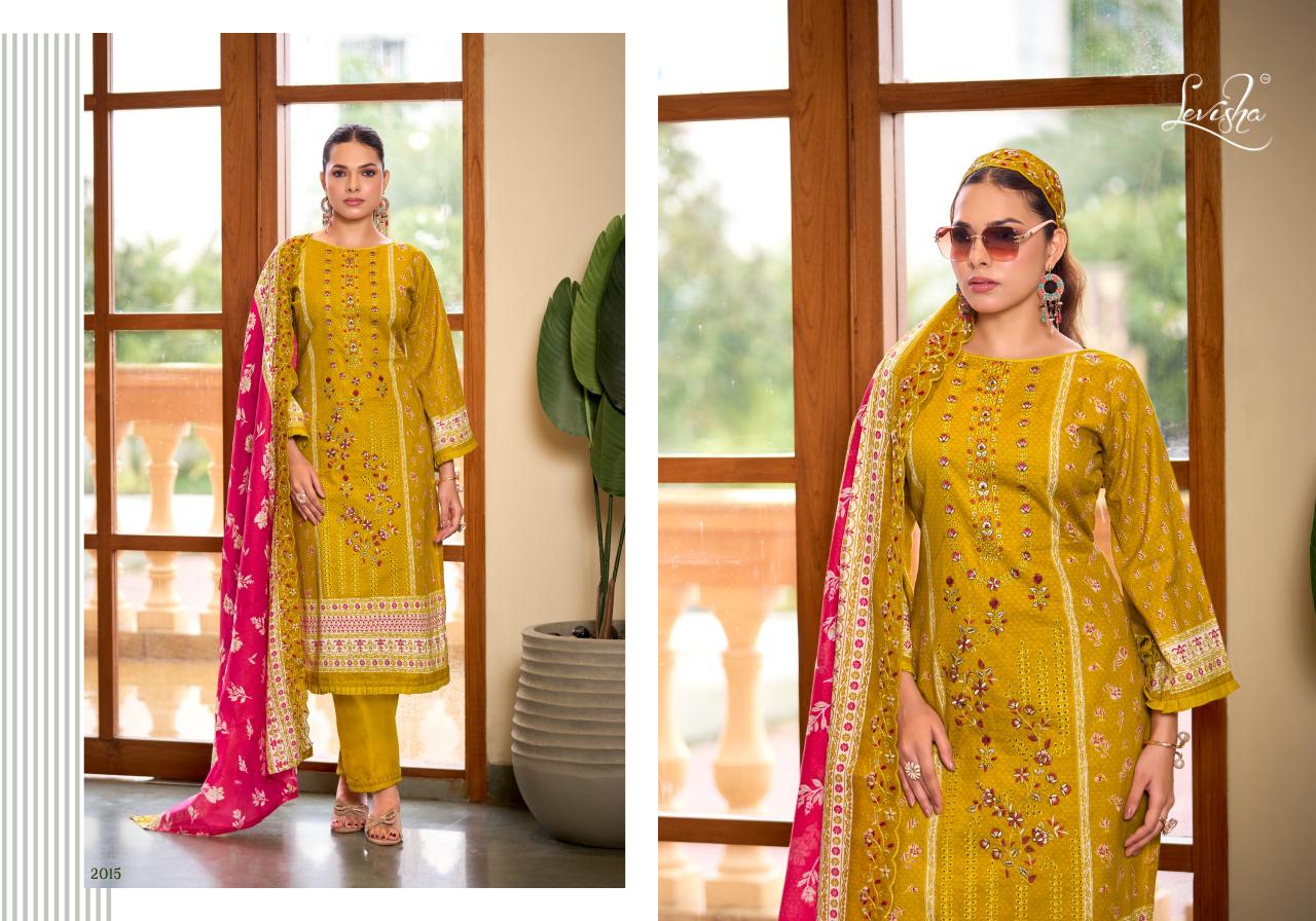 Levisha Madhubala vol 20 catalog wholesale dress material distributors surat - Sanvari Fashion