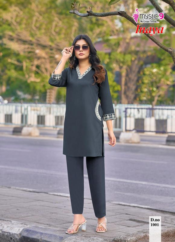 Mystic 9 Inaya Vol 1 catalog dubai co ord set wholesalers - Sanvari Fashion