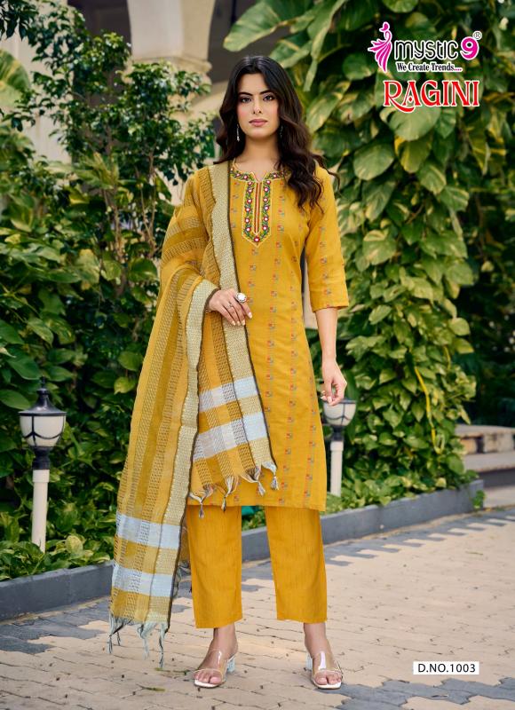 Mystic 9 Ragini vol 1 catalog wholesale kurti suppliers in bangalore - Sanvari Fashion