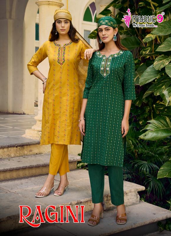 Mystic 9 Ragini vol 1 catalog wholesale kurti suppliers in bangalore - Sanvari Fashion