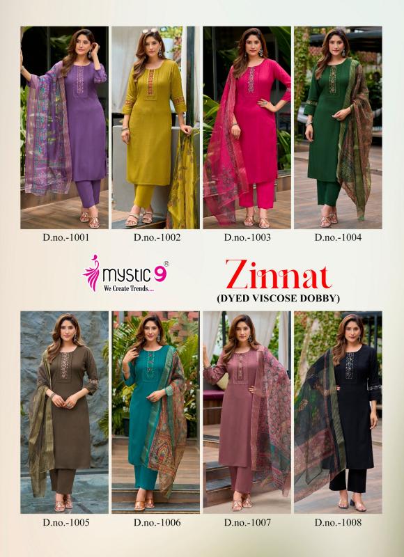 Mystic 9 Zinnat vol 1 catalog kurti wholesale market in ulhasnagar - Sanvari Fashion