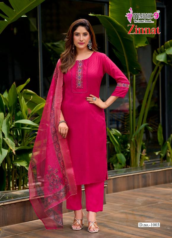 Mystic 9 Zinnat vol 1 catalog kurti wholesale market in ulhasnagar - Sanvari Fashion
