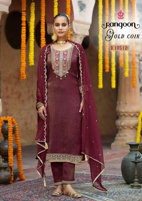 Rangoon Gold Coin catalog wholesale kurtis in bangalore - Sanvari Fashion
