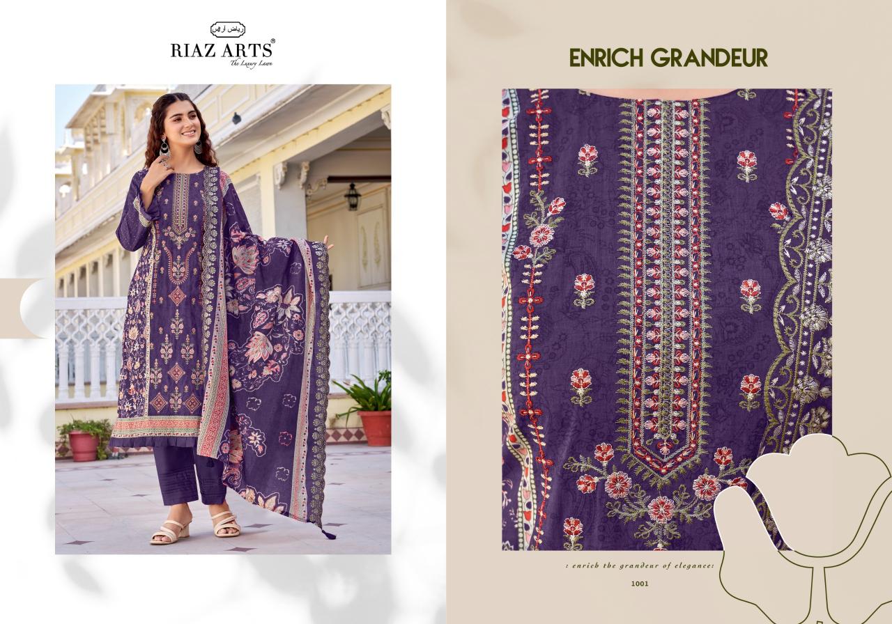 Riaz Arts Abu Rehan vol 2 catalog surat textile dress material wholesale market - Sanvari Fashion