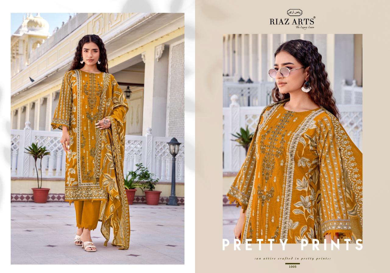 Riaz Arts Abu Rehan vol 2 catalog surat textile dress material wholesale market - Sanvari Fashion