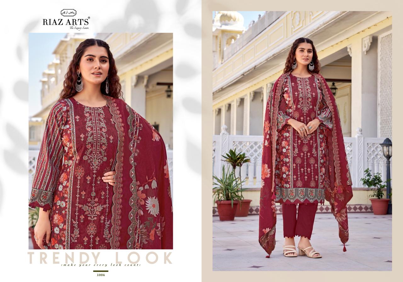 Riaz Arts Abu Rehan vol 2 catalog surat textile dress material wholesale market - Sanvari Fashion