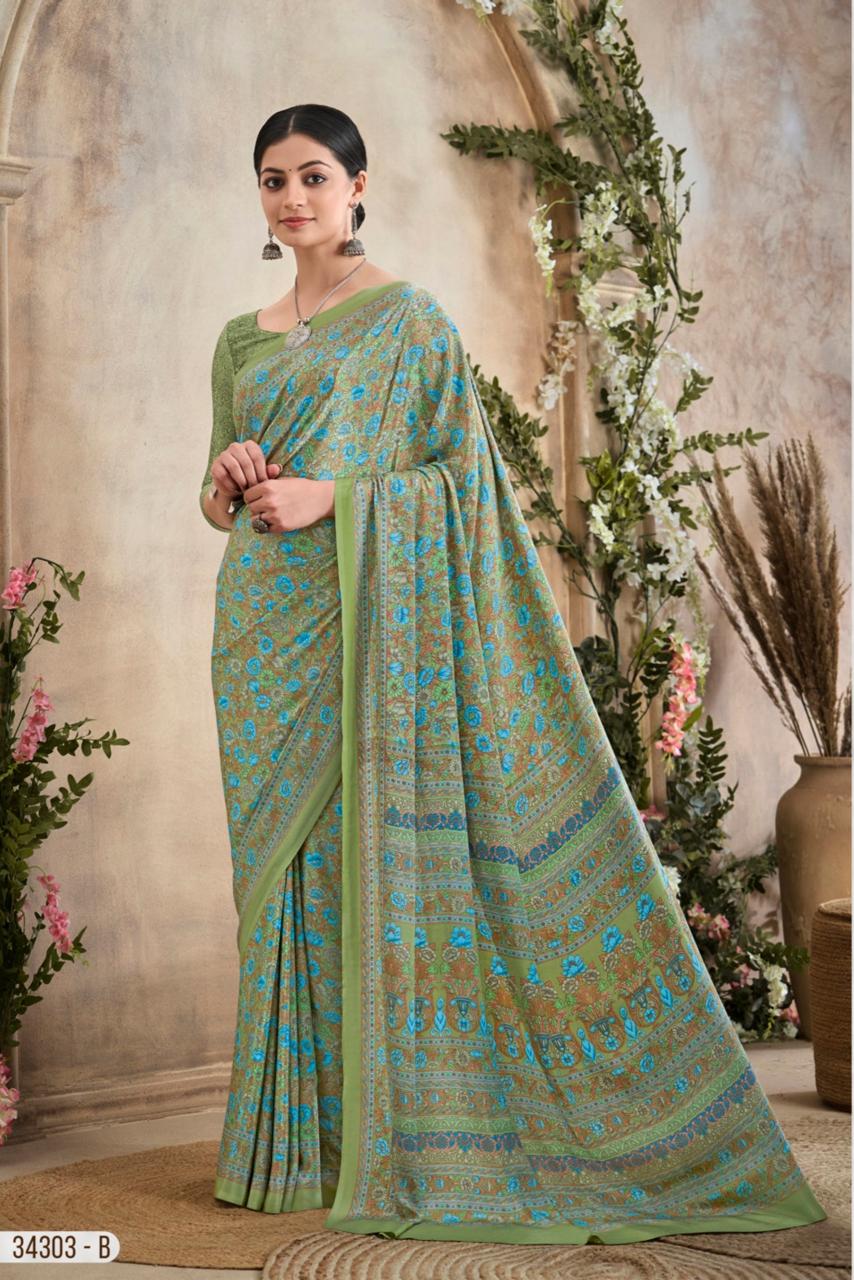 Ruchi Vedanta Silk catalog singapore sarees wholesale - Sanvari Fashion