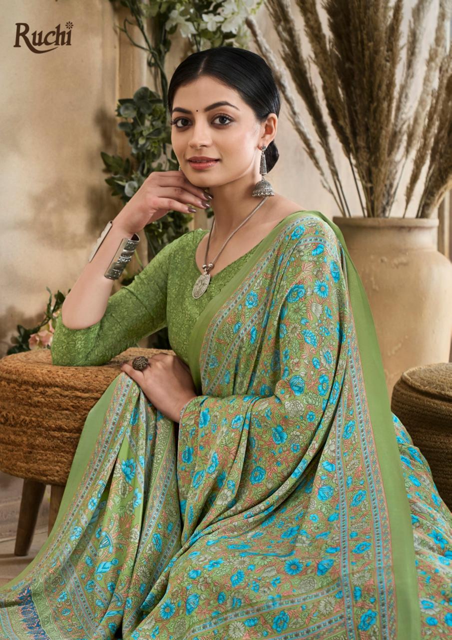 Ruchi Vedanta Silk catalog singapore sarees wholesale - Sanvari Fashion