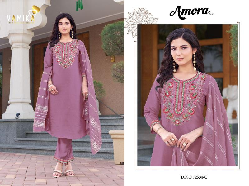 Vamika Amora (D.NO.2534A To 2534D) catalog kurties wholesale in mumbai - Sanvari Fashion