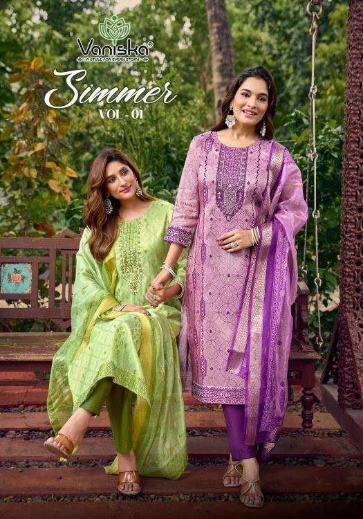 Vaniska Simmer vol 1 catalog wholesale kurti shops with brand name - Sanvari Fashion
