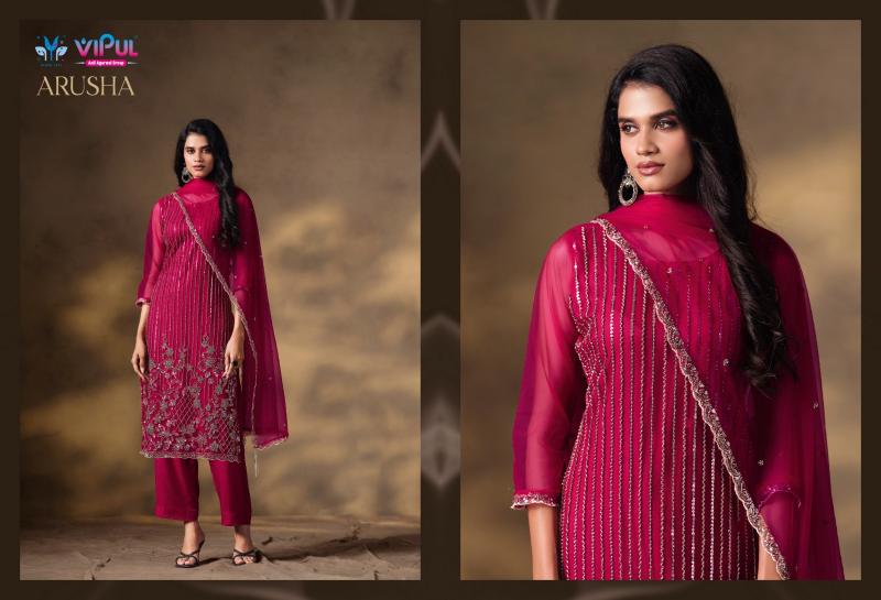 Vipul Arusha catalog wholesale salwar kameez catalogue with price - Sanvari Fashion