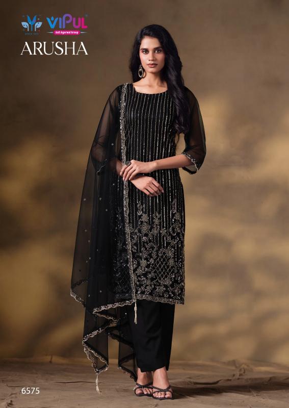 Vipul Arusha catalog wholesale salwar kameez catalogue with price - Sanvari Fashion