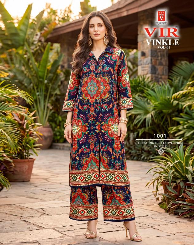 Vir Vinkle vol 1 catalog wholesale co ord set - Sanvari Fashion