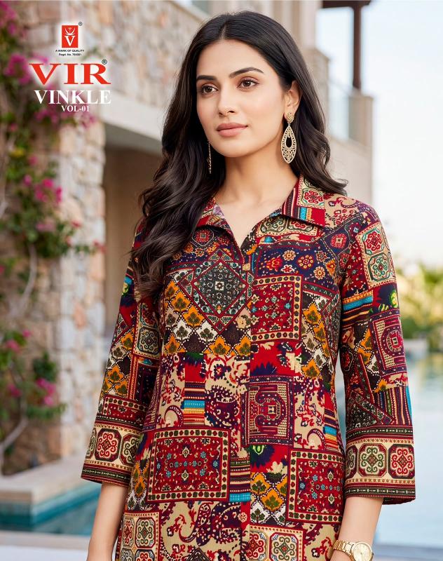 Vir Vinkle vol 1 catalog wholesale co ord set - Sanvari Fashion