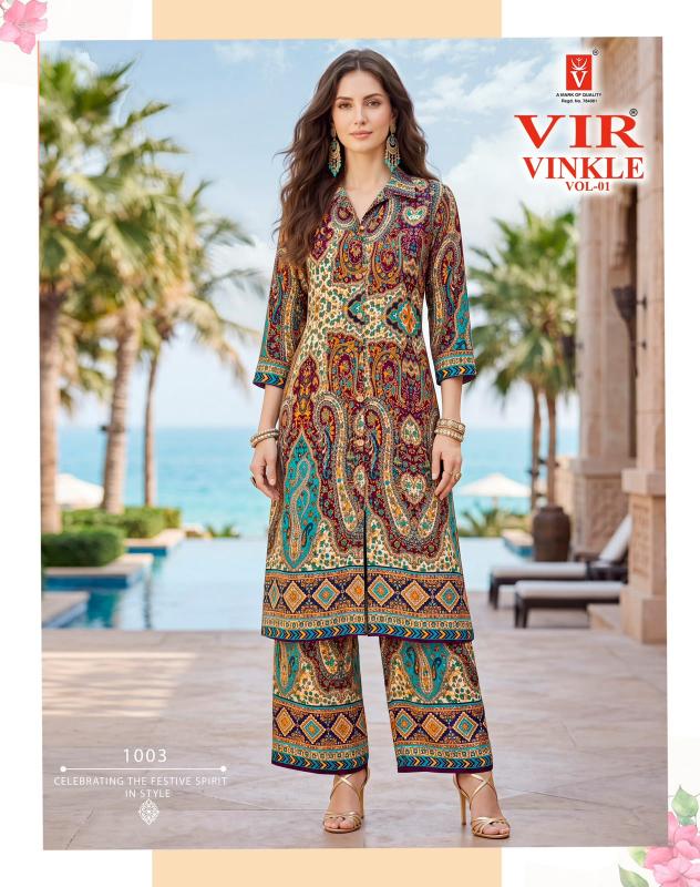 Vir Vinkle vol 1 catalog wholesale co ord set - Sanvari Fashion