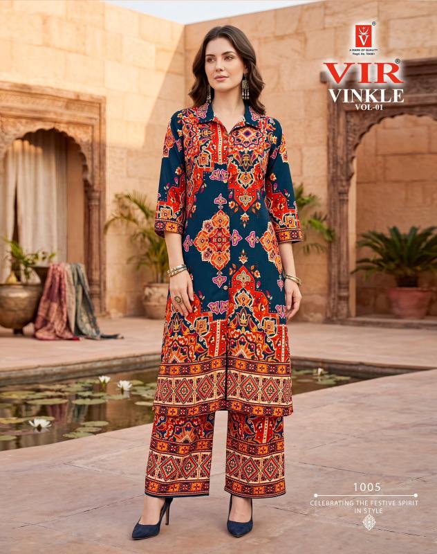 Vir Vinkle vol 1 catalog wholesale co ord set - Sanvari Fashion