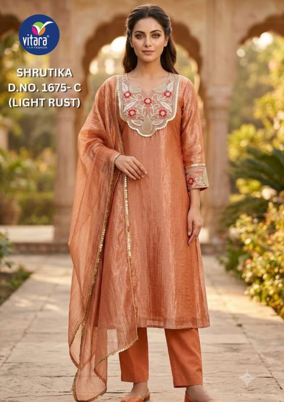 Vitara Shrutika catalog wholesale market in mumbai for designer kurtis - Sanvari Fashion
