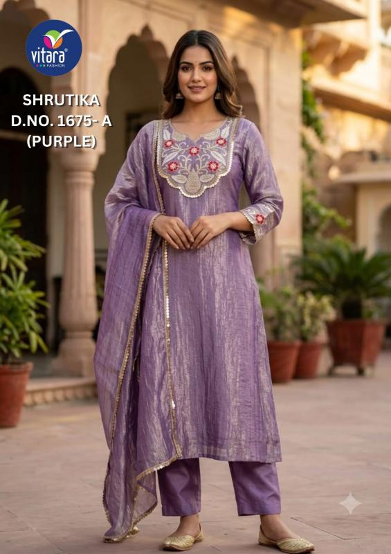Vitara Shrutika catalog wholesale market in mumbai for designer kurtis - Sanvari Fashion