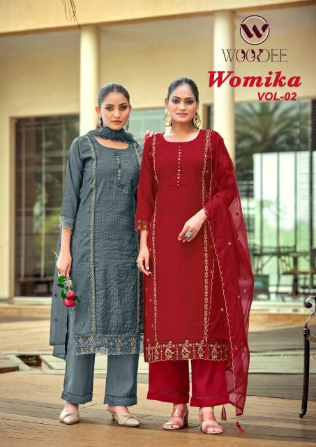 Woodee Womika vol 2 catalog wholesale branded kurtis delivery - Sanvari Fashion