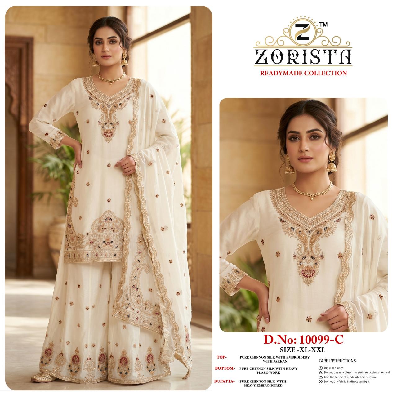 Zorista 10099 catalog pakistani suits wholesalers in surat - Sanvari Fashion