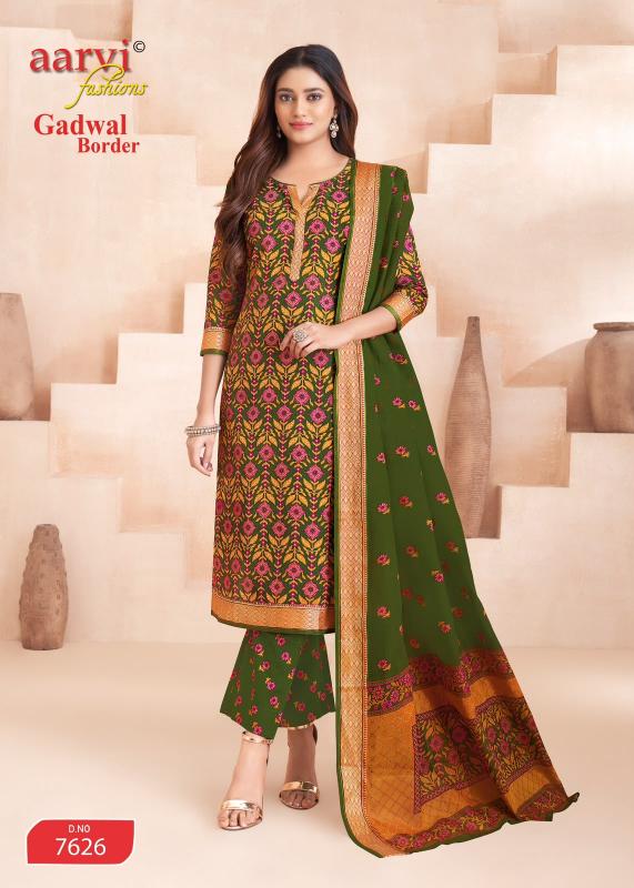 Aarvi Gadwal Border Vol-11 – Kurti Pant With Dupatta - Wholesale Catalog - Sanvari Fashion