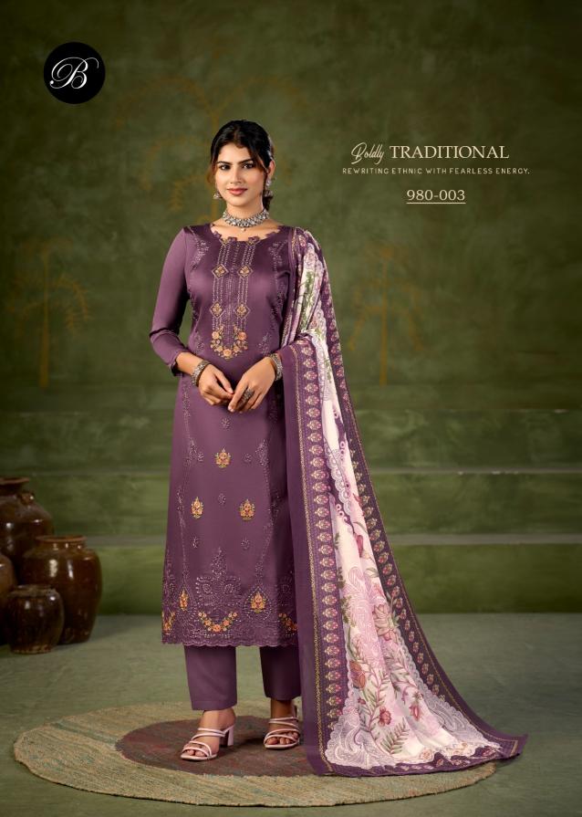 Belliza Zarqash Vol 18 catalog surat adajan mall for dress material - Sanvari Fashion