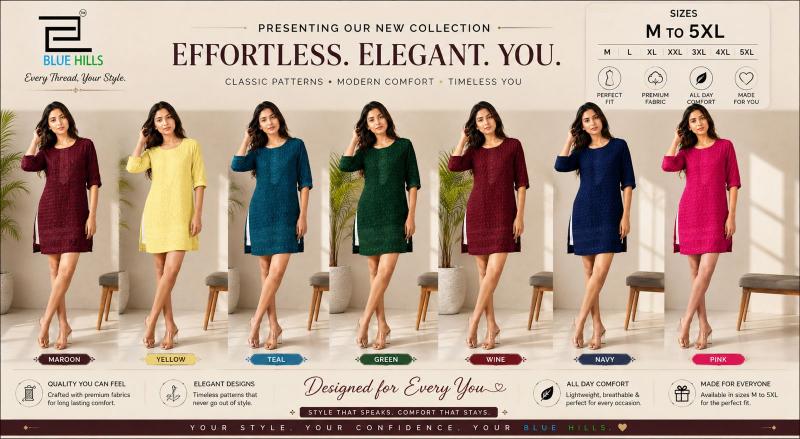 Blue Hills Short top vol 2 catalog kurtis in surat wholesale - Sanvari Fashion