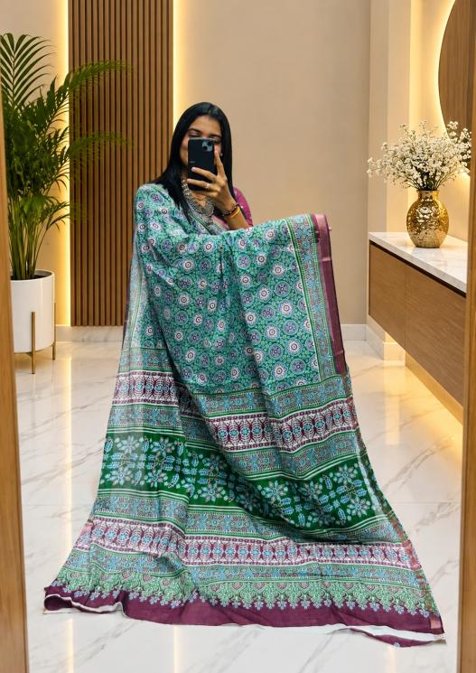 Dazira Ajrakh cotton vol 2 catalog wholesale saree shops in varanasi - Sanvari Fashion