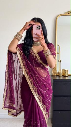 Dazira Georgette vol 66 catalog wholesale sarees in surat online - Sanvari Fashion