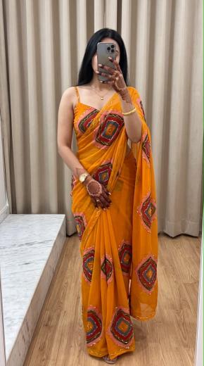 Dazira Georgette vol 70 catalog saree wholesalers - Sanvari Fashion
