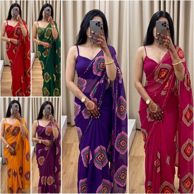 Dazira Georgette vol 70 catalog saree wholesalers - Sanvari Fashion