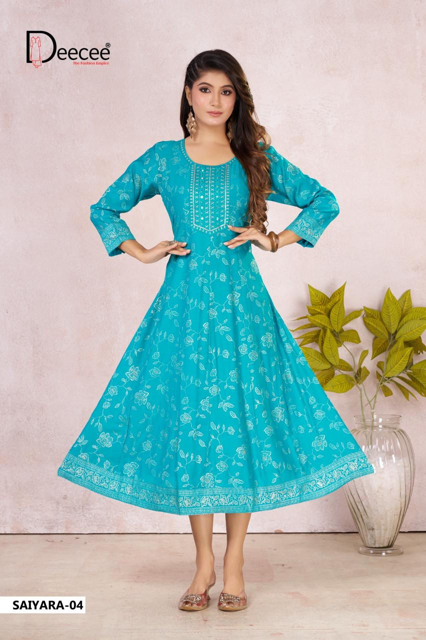 Deecee Saiyara catalog branded kurti wholesale market - Sanvari Fashion