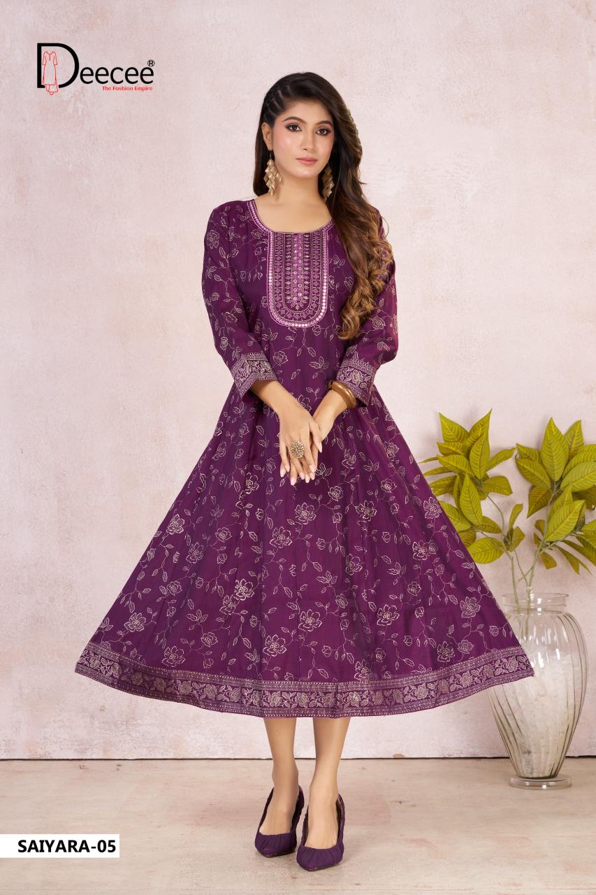 Deecee Saiyara catalog branded kurti wholesale market - Sanvari Fashion